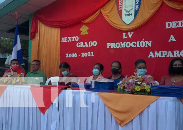 Alumnos culminan con éxito estudios primarios en Ometepe