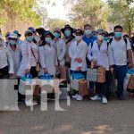 Vacunación contra el COVID-19 casa a casa en Ciudad Belén, Managua