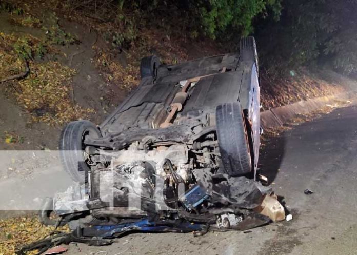 Conductor provoca accidente de tránsito en el km 7.5 Ctra. Nueva a León