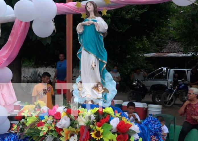 Ambiente mariano llega a las comunidades de la Isla de Ometepe