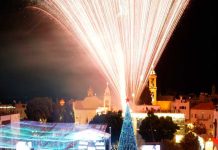 Realizan ceremonia de iluminación de árbol navideño, en Palestina Realizan ceremonia de iluminación de árbol navideño, en Palestina