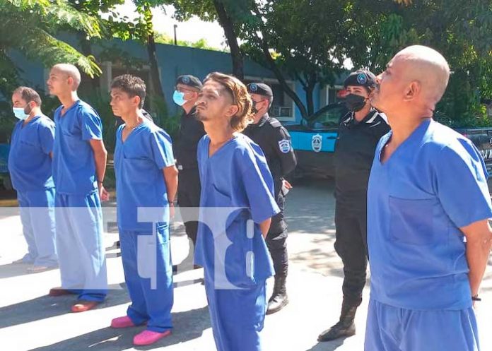 Presentan a 15 acusados de delinquir en Chinandega