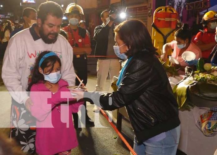 Familias de Esteli disfrutan del gallo pinto más grande del país