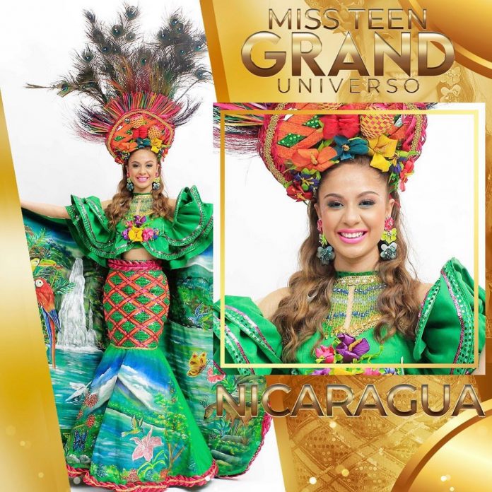 Miss Teen Grand Nicaragua 2021 gana mejor traje nacional