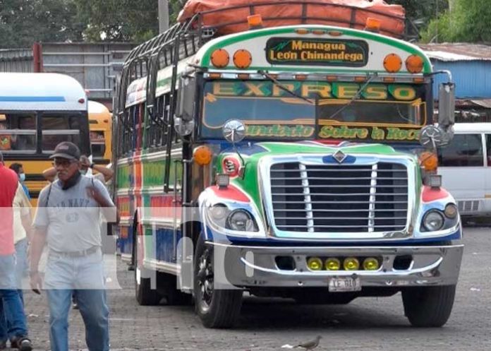 Terminales de buses de Managua muestran movimientos de viajeros