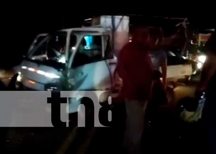 Colisión de vehículos deja varios lesionados en Jinotepe