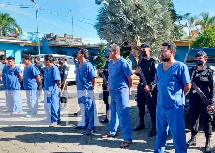 Detienen a 12 sujetos por delitos de peligrosidad en Masaya
