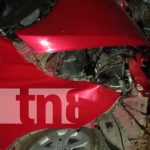 Conductora muere en aparatoso accidente de transito en Diriamba