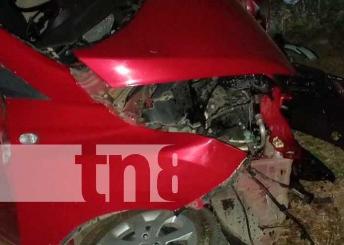 3 Conductora muere en aparatoso accidente de transito en Diriamba