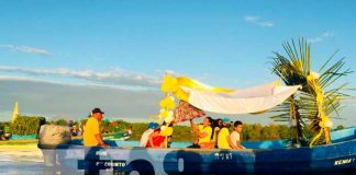 Realizan por primera vez Gritería Acuática en El Realejo, Chinandega