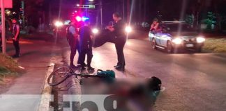 Managua: Ciclista muere en carretera norte tras embestida bruta