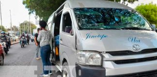 Pasajeros de microbús fueron impactados por camión en Managua