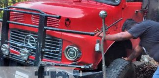 Accidente de tránsito en famosa cuesta de Diriamba