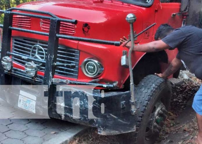 Accidente de tránsito en famosa cuesta de Diriamba