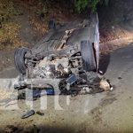 Escena de un accidente de tránsito en Nicaragua