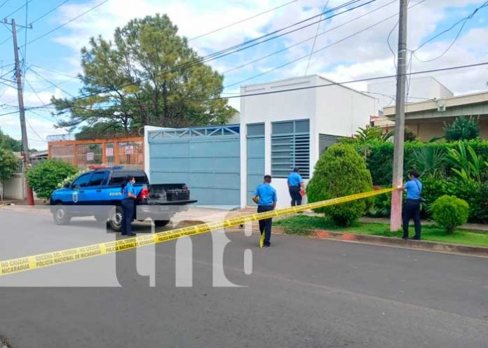 Vivienda en Altamira, Managua, donde un hombre fue encontrado muerto