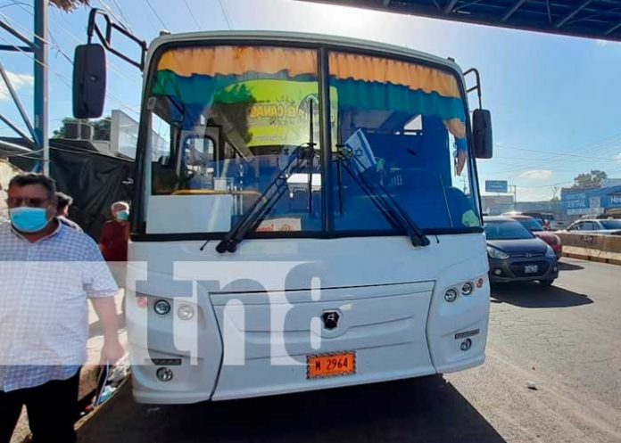 anciana-choque-3 Escena del accidente de tránsito con bus en Managua