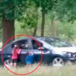 ¡Degenerados! Bajan a los hijos del carro para "echar un polvo" en Argentina