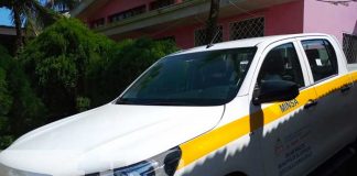 Entrega de vehículos en Bluefields, para reforzar la lucha contra el COVID