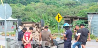 Accidente de tránsito con un taxi en Bluefields, Caribe Sur de Nicaragua