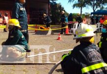 Capacitación de bomberos en Managua sobre sustancias tóxicas
