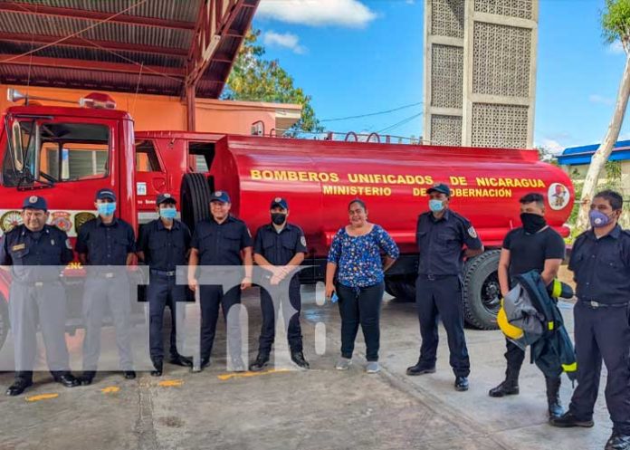 bomberos Bomberos Unificados de Madriz, listos para evitar cualquier desgracia