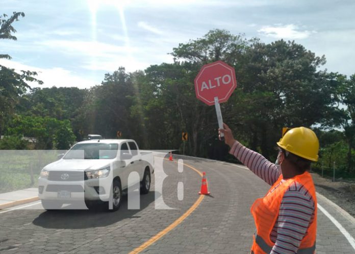 Comunidad de Rivas inaugura carretera