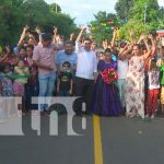 Calles nuevas en barrio de Managua /