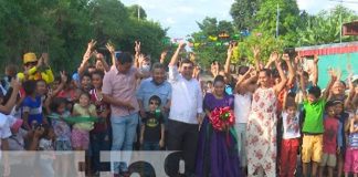 Calles nuevas en barrio de Managua /