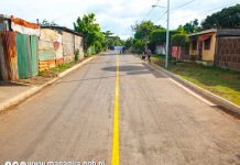 Nuevas obras y calles para el barrio La Primavera, Managua