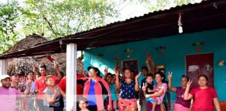 Autoridades de León inauguran energía eléctrica en la comuna de Telica