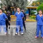 Presentan a autores de delitos de peligrosidad en el departamento de Masaya Presentación de delincuentes capturados en Masaya