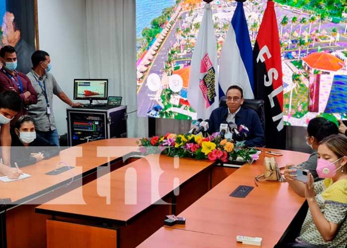 Conferencia de prensa desde la EPN Nicaragua