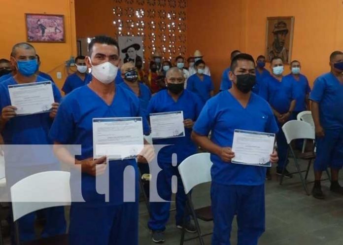 Reconocimiento por desempeño en reos de Estelí