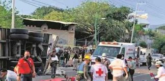Confirma 95 migrantes guatemaltecos entre heridos en mortal accidente en México