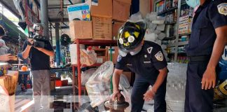 Revisión de hidrantes en el Mercado Oriental