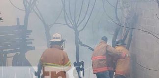 Incendio en un barrio de Ocotal