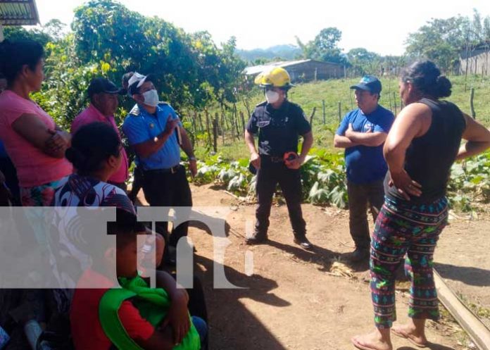 Incendio afecta a familia de Nueva Segovia