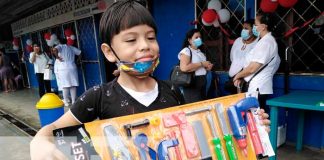 Entrega de juguetes a la niñez en Bluefields