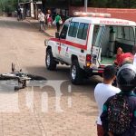 Choque entre dos motociclistas en Juigalpa, Chontales