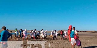 Playa Las Peñitas, en León, donde encontraron a un adolescente muerto