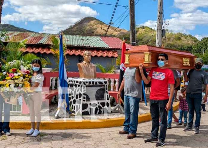 Dan último adiós en Madriz a tío Chinto, hermano del Coronel Santos López