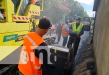 Avanza mejoramiento vial en un 80% en el barrio Jorge Dimitrov, Managua Proyecto de Calles para el Pueblo en Managua