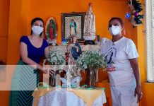 Devoción por celebrar La Purísima en Linda Vista, Managua