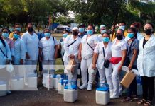Jornada de vacunación en barrios de Managua