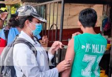 Aplicación de vacuna contra el COVID-19 en Esquipulas, Managua