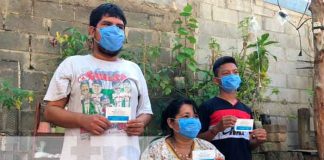 Familias del Distrito VI en Managua reciben vacunación casa a casa