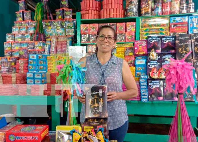 Puestos de pólvora en Masaya