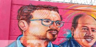 Mural histórico en Matagalpa