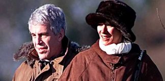 Jeffrey Epstein junto a Ghislaine Maxwell